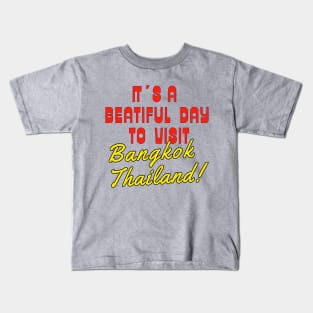 Bangkok Thailand. Gift ideas for the travel enthusiast. Kids T-Shirt